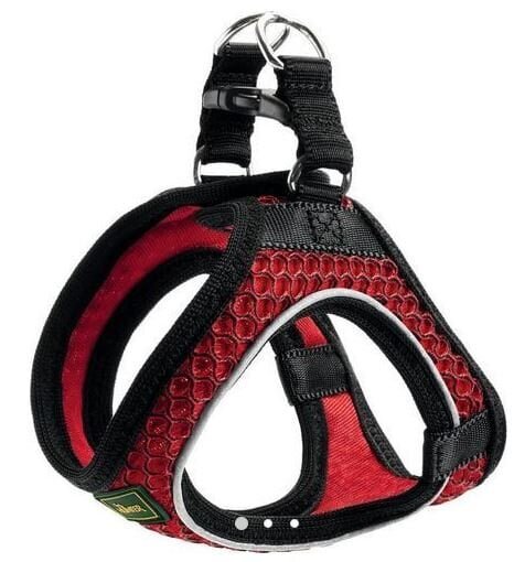 Hunter Hilo Comfort XS - dog harness, red цена и информация | Kasside jalutusrihmad, kaelarihmad ja traksid | hansapost.ee