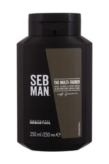 SEB MAN The Multitasker (juukse-, habe- ja kehapesuvahend), 250 ml hind ja info | Šampoonid | hansapost.ee