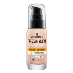 Жидкая основа для макияжа Essence Fresh & Fit 30-fresh honey (30 мл) цена и информация | Пудры, базы под макияж | hansapost.ee