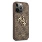 Guess 4G Big Metal Logo Case iPhone 13 Pro Max jaoks (pruun) цена и информация | Telefonide kaitsekaaned ja -ümbrised | hansapost.ee