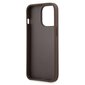 Guess 4G Big Metal Logo Case iPhone 13 Pro Max jaoks (pruun) цена и информация | Telefonide kaitsekaaned ja -ümbrised | hansapost.ee