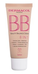 Dermacol BB Beauty Balance Cream 8in1 для сияющей кожи Sand 30 мл цена и информация | Пудры, базы под макияж | hansapost.ee