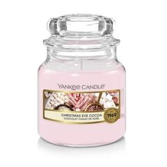 Yankee Candle Aromaatne küünal Classic väike jõululaupäeva kakao 104 g hind ja info | Küünlad, küünlajalad | hansapost.ee