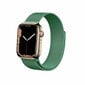 Crong Milano Steel Käevõru Apple Watchile 42/44/45 mm, roheline hind ja info | Nutikellade aksessuaarid ja tarvikud | hansapost.ee