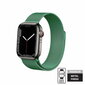 Crong Milano Steel Käevõru Apple Watchile 42/44/45 mm, roheline цена и информация | Nutikellade aksessuaarid ja tarvikud | hansapost.ee