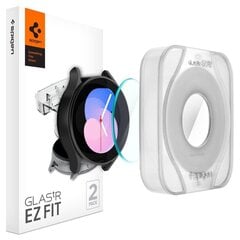 TEMPERED GLASS Spigen GLAS.TR &quot;EZ-FIT&quot; 2-PACK GALAXY Watch 4/5 (40 MM) hind ja info | Spigen Nutikellad ja nutivõrud | hansapost.ee