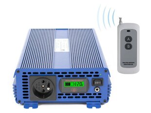 AZO Digital 12 VDC / 230 VAC ECO MODE SINUS IPS-2000S PRO 2000W voltage converter hind ja info | Inverterid ja muundurid | hansapost.ee