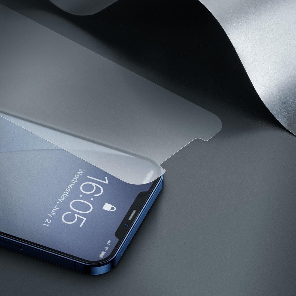 Kaitseklaas Baseus 2x frosted tempered telefonile Apple iPhone 12 Pro Max hind ja info | Ekraani kaitseklaasid ja kaitsekiled | hansapost.ee