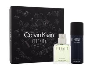 Komplekt Calvin Klein Eternity meestele: Tualettvesi EDT, 100 ml + pihustatav deodorant, 150ml цена и информация | Духи для Него | hansapost.ee