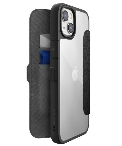 Raptic X-Doria Urban Folio Case iPhone 14 Plus flip cover black цена и информация | Telefonide kaitsekaaned ja -ümbrised | hansapost.ee