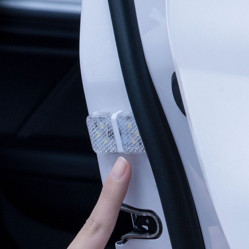 Baseus set of 2x LED car door warning light white (CRFZD-02) (White) hind ja info | Lisatarvikud | hansapost.ee