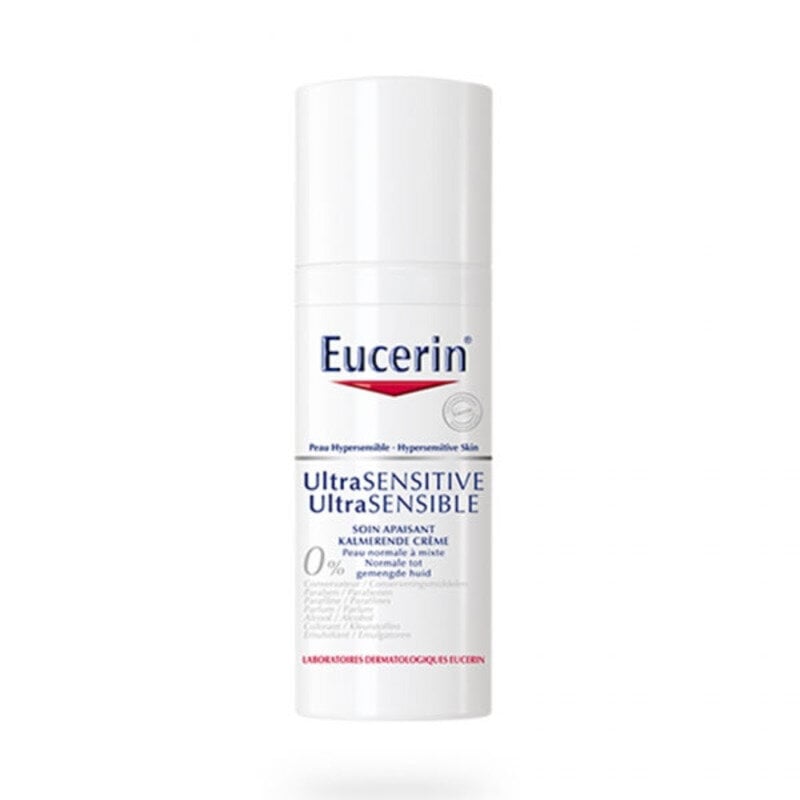 Rahustav kreem Eucerin Ultra Sensitive Normaalne nahk Kombineeritud nahk (50 ml) (50 ml) цена и информация | Näokreemid | hansapost.ee