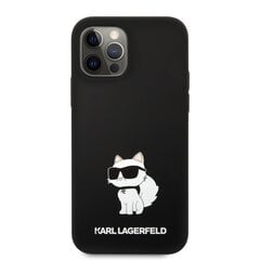 Karl Lagerfeld Liquid Silicone Choupette NFT Case for iPhone 12|12 Pro Black цена и информация | Чехлы для телефонов | hansapost.ee