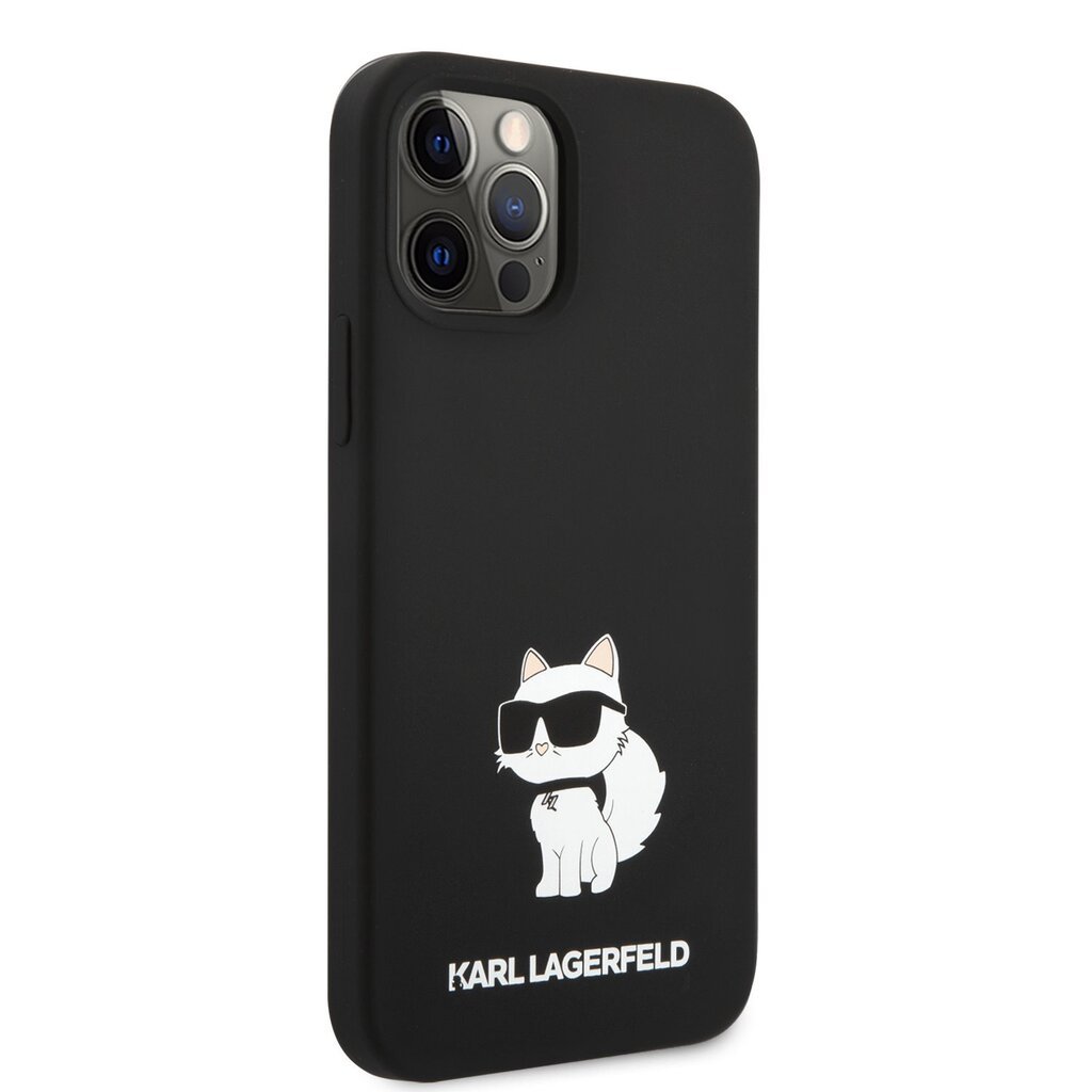 Karl Lagerfeld Liquid Silicone Choupette NFT Case for iPhone 12|12 Pro Black цена и информация | Telefonide kaitsekaaned ja -ümbrised | hansapost.ee