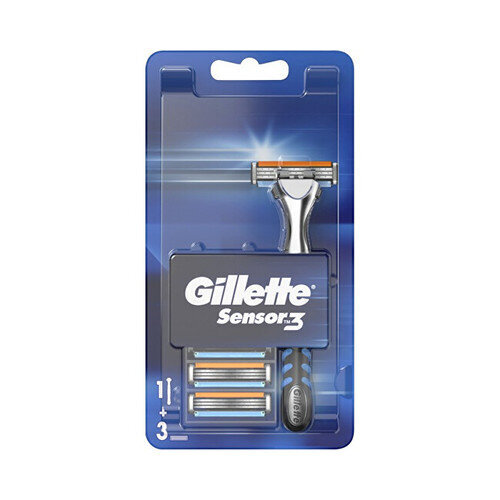 Gillette Sensor3 pardel + 3 pead hind ja info | Raseerimisvahendid | hansapost.ee