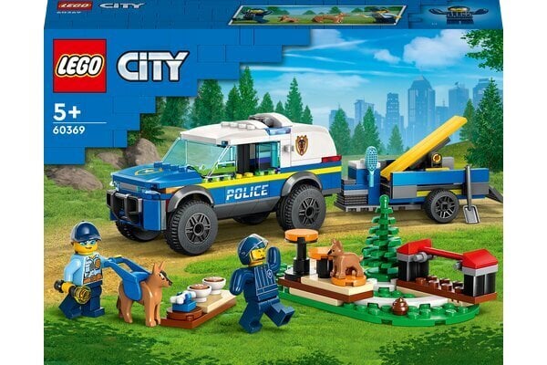60369 LEGO® City Mobiilne politseikoerte treening цена и информация | Klotsid ja konstruktorid | hansapost.ee