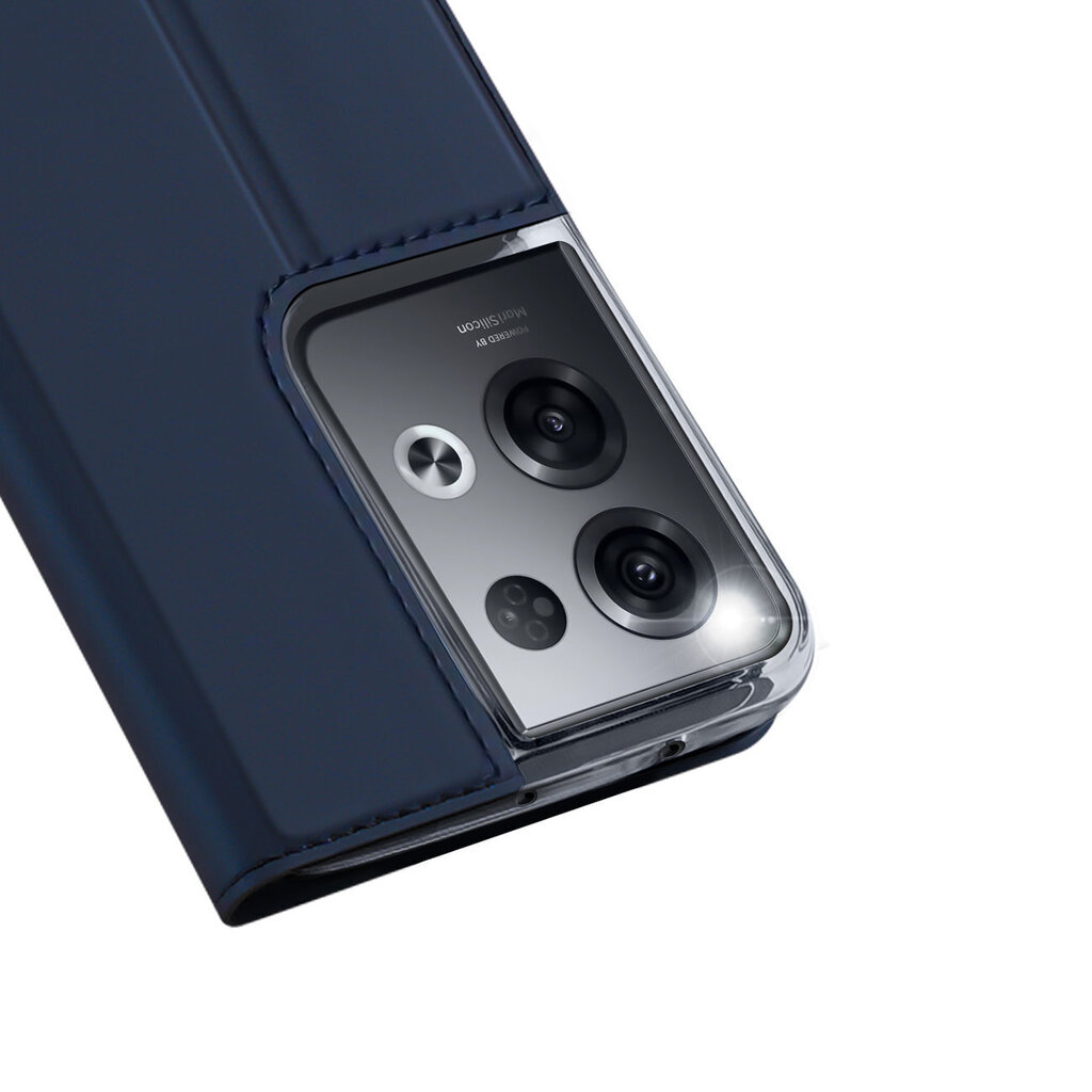 Dux Ducis Skin Pro Oppo Reno 8 Pro flip card wallet stand blue hind ja info | Telefonide kaitsekaaned ja -ümbrised | hansapost.ee