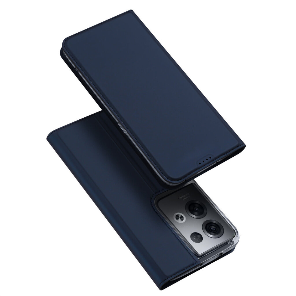 Dux Ducis Skin Pro Oppo Reno 8 Pro flip card wallet stand blue hind ja info | Telefonide kaitsekaaned ja -ümbrised | hansapost.ee