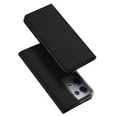 Dux Ducis Skin Pro Oppo Reno 8 Pro flip card wallet stand Black цена и информация | Чехлы для телефонов | hansapost.ee