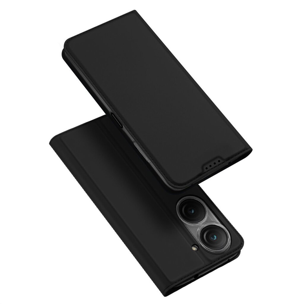 Dux Ducis Skin Pro Asus Zenfone 9 flip card wallet stand Black цена |  hansapost.ee