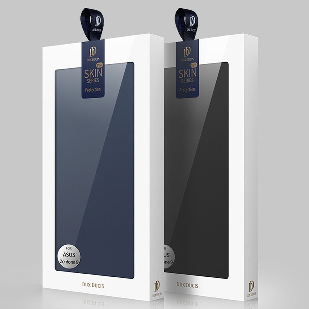 Dux Ducis Skin Pro Asus Zenfone 9 flip card wallet stand Black hind ja info | Telefonide kaitsekaaned ja -ümbrised | hansapost.ee