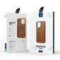 Dux Ducis Naples iPhone 14 Pro Max magnetic leather MagSafe brown цена и информация | Telefonide kaitsekaaned ja -ümbrised | hansapost.ee