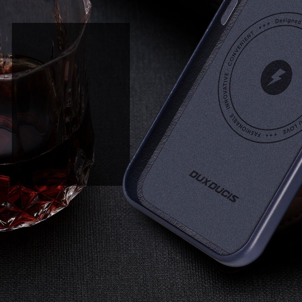 Dux Ducis Naples iPhone 14 Plus magnetic leather MagSafe blue hind ja info | Telefonide kaitsekaaned ja -ümbrised | hansapost.ee