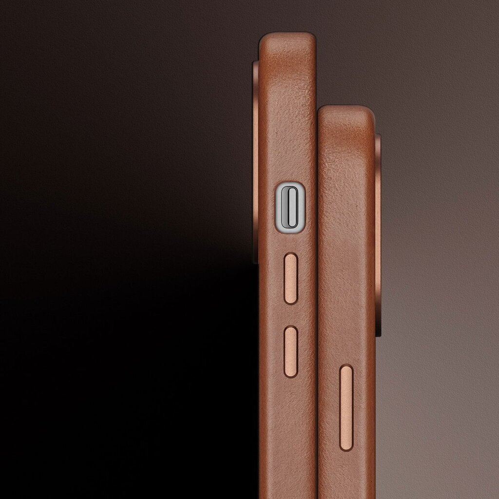 Dux Ducis Naples iPhone 14 Plus magnetic leather MagSafe brown цена и информация | Telefonide kaitsekaaned ja -ümbrised | hansapost.ee