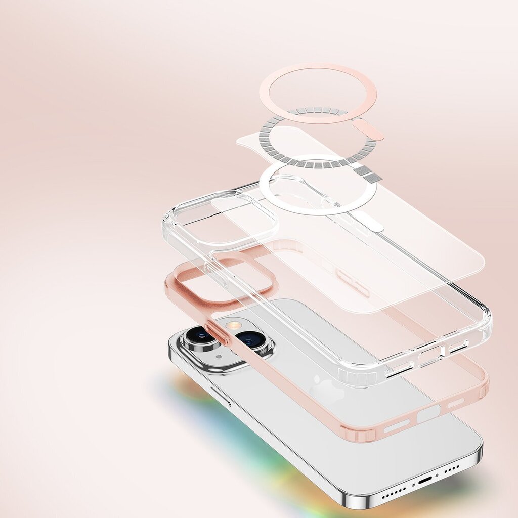 Dux Ducis Clin2 iPhone 14 Plus magnetic MagSafe pink цена и информация | Telefonide kaitsekaaned ja -ümbrised | hansapost.ee