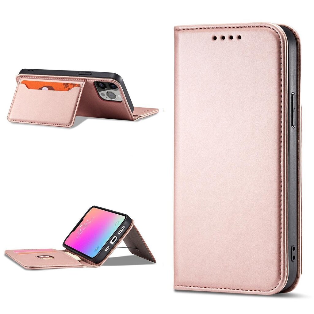 Magnet Card iPhone 14 Pro pink hind ja info | Telefonide kaitsekaaned ja -ümbrised | hansapost.ee