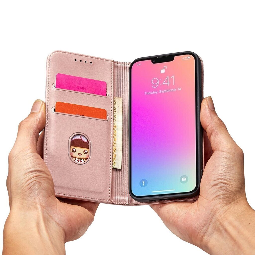 Magnet Card iPhone 14 Plus pink цена и информация | Telefonide kaitsekaaned ja -ümbrised | hansapost.ee