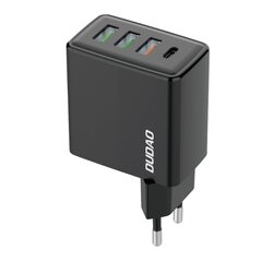 Dudao A5H, 3x USB / 1x USB Type C 20W, PD, QC 3.0 black цена и информация | Зарядные устройства для телефонов | hansapost.ee