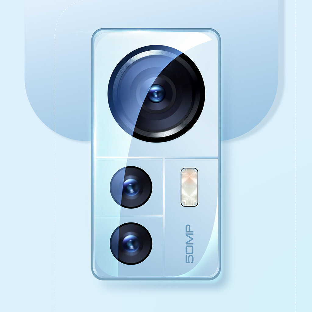 Baseus kaamera kaitse Xiaomi 12 Pro (SGQK000402) цена и информация | Ekraani kaitseklaasid ja kaitsekiled | hansapost.ee