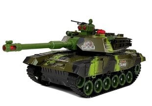 Suur tank koos kaugjuhtimispuldi ja efektidega цена и информация | Игрушки для мальчиков | hansapost.ee