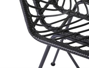 Набор из 4 барных стульев Halmar H97, черный цена и информация | Стулья для кухни и столовой | hansapost.ee