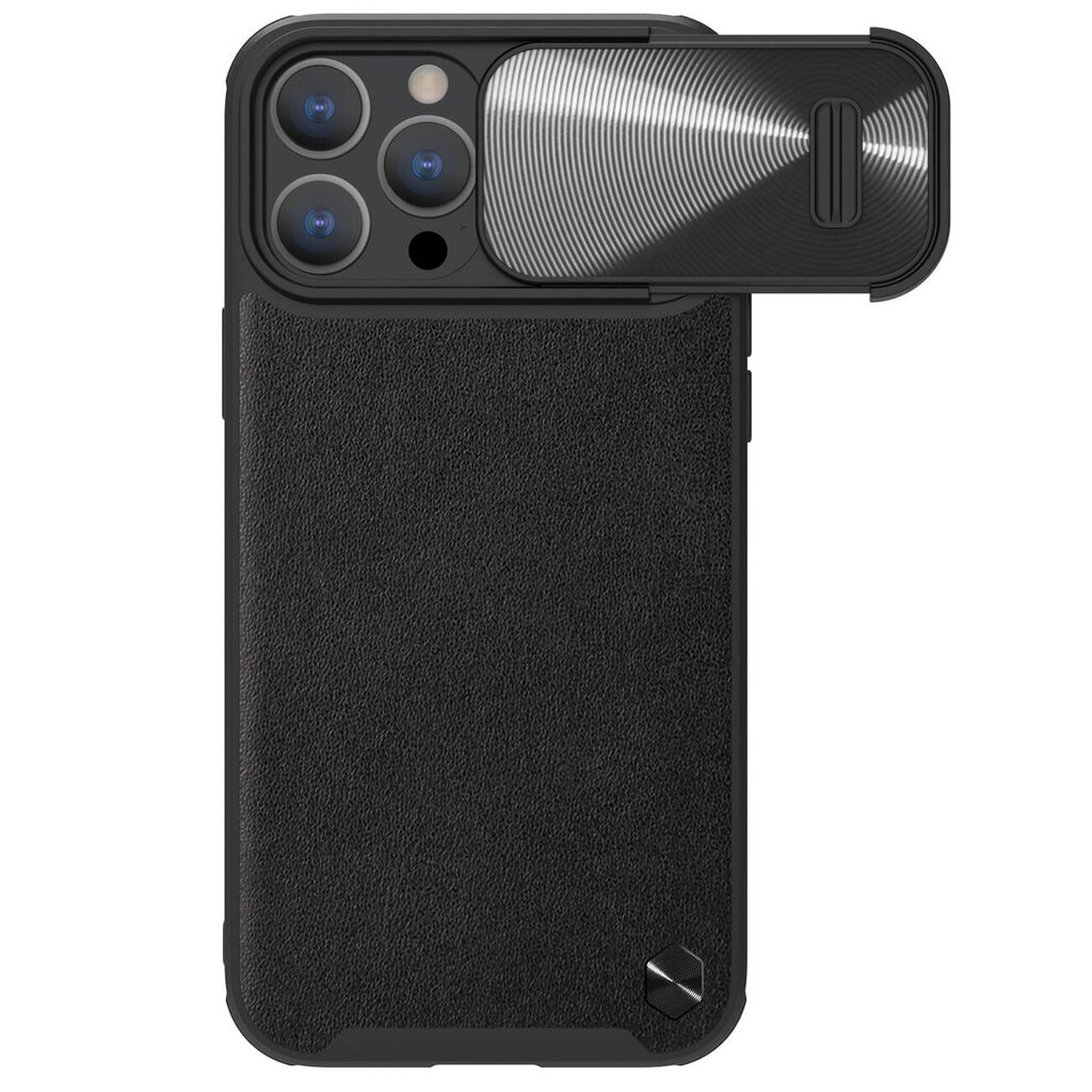 Nillkin CamShield Leather S iPhone 14 Pro Max 6.7 2022 Black hind ja info | Telefonide kaitsekaaned ja -ümbrised | hansapost.ee