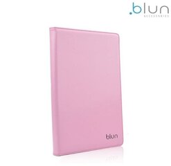 Blun UNT Универсальный Эко кожанный чехол-книжка со стендом Tablet PC до 7" дисплеем Темно Синий цена и информация | Чехлы для планшетов и электронных книг | hansapost.ee