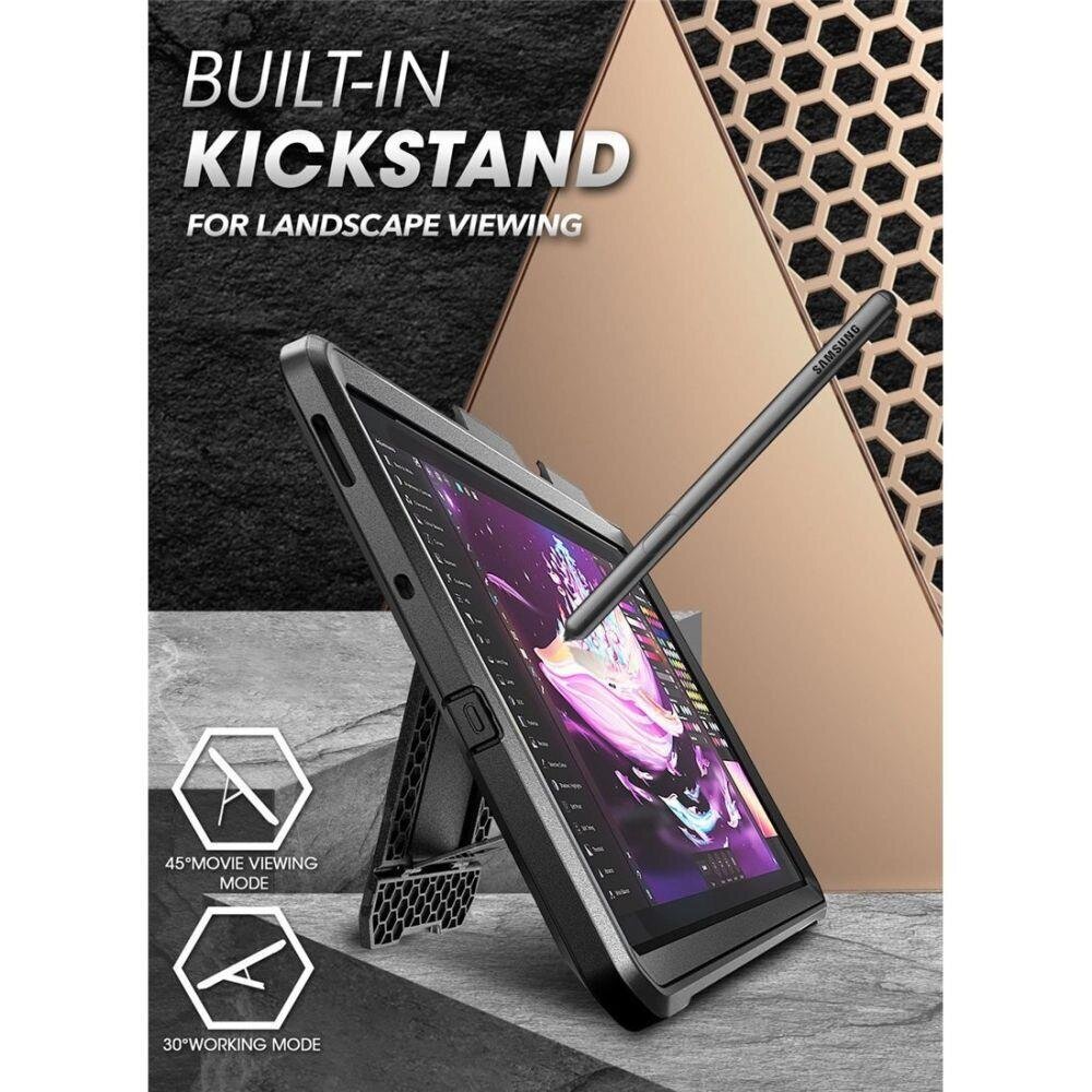 Supcase Unicorn Beetle Pro, Galaxy Tab S6 Lite, 10.4, P610/P615, Black hind ja info | Tahvelarvuti ümbrised ja kaaned | hansapost.ee