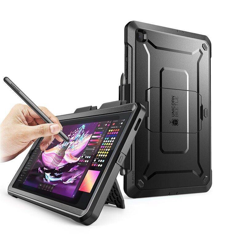 Supcase Unicorn Beetle Pro, Galaxy Tab S6 Lite, 10.4, P610/P615, Black цена и информация | Tahvelarvuti ümbrised ja kaaned | hansapost.ee