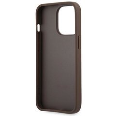 Guess GUHCP13XG4GLBR iPhone 13 Pro Max 6,7 " коричневый цена и информация | Чехлы для телефонов | hansapost.ee