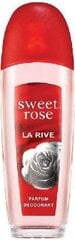 Lõhnastatud spreideodorant naistele La Rive Sweet Rose Dezodorant, 75 ml цена и информация | Дезодоранты | hansapost.ee