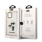 Karl Lagerfeld IML Glitter Karl and Choupette NFT Case for iPhone 12|12 Pro Transparent hind ja info | Telefonide kaitsekaaned ja -ümbrised | hansapost.ee