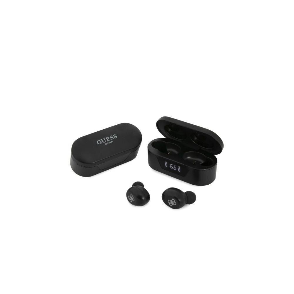 Kõrvaklapid Guess wireless earphones GUTWST31EK TWS Digital BT5 Classic Logo black цена и информация | Kõrvaklapid | hansapost.ee