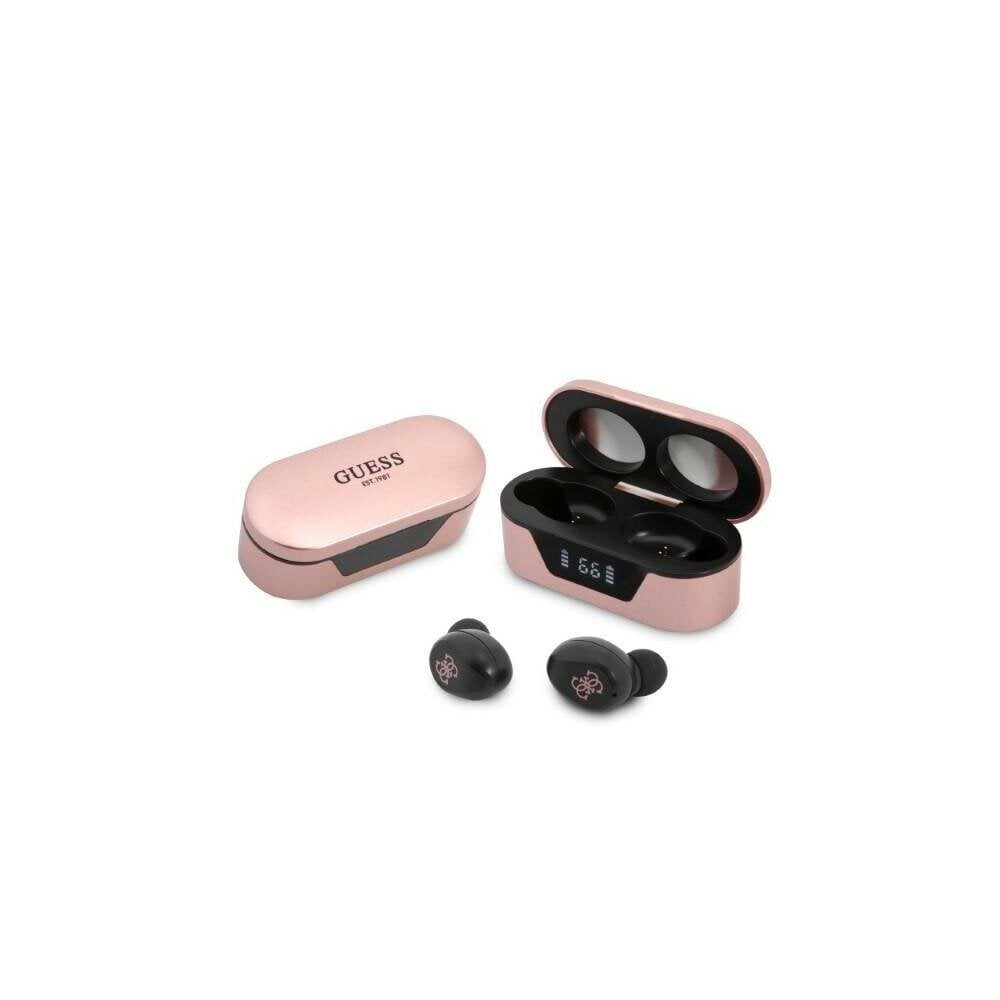 Kõrvaklapid Guess wireless earphones GUTWST31EP TWS Digital BT5 Classic Logo pink цена и информация | Kõrvaklapid | hansapost.ee