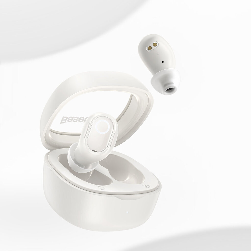 Baseus Bowie WM02 TWS Bluetooth 5.3 wireless headphones white (NGTW180002) hind ja info | Kõrvaklapid | hansapost.ee