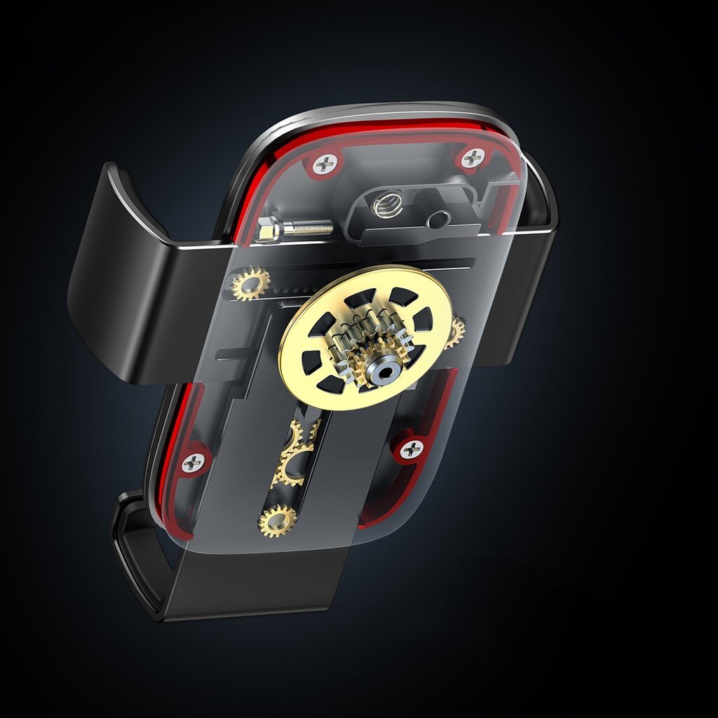 Baseus Metal Age II gravitational car phone holder to round ventilation grid (black) hind ja info | Telefonihoidjad | hansapost.ee