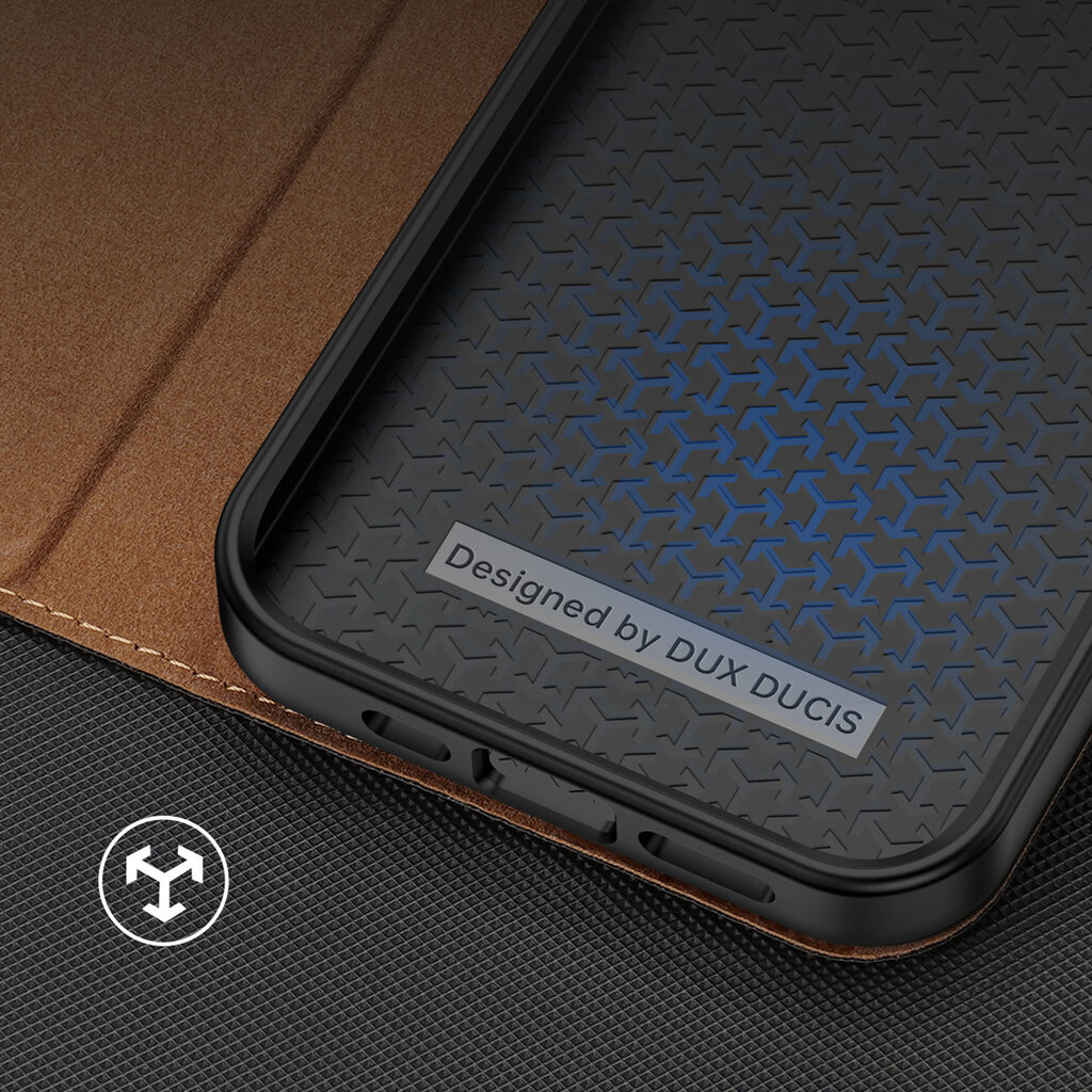 Dux Ducis Skin X2 iPhone 14 Pro Max with magnetic flap brown hind ja info | Telefonide kaitsekaaned ja -ümbrised | hansapost.ee