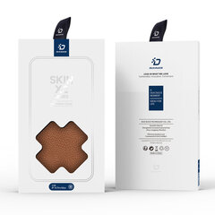 Dux Ducis Skin X2 iPhone 14 Pro Max с клапаном на магните, коричневый цена и информация | Чехлы для телефонов | hansapost.ee
