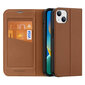 Dux Ducis Skin X2 iPhone 14 Max with magnetic flap brown цена и информация | Telefonide kaitsekaaned ja -ümbrised | hansapost.ee