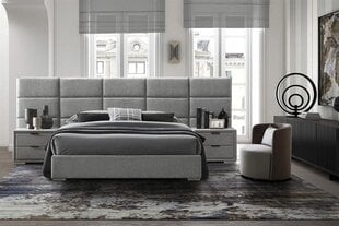Кровать Halmar Levanter 160, серый цвет kaina ir informacija | Кровати | hansapost.ee